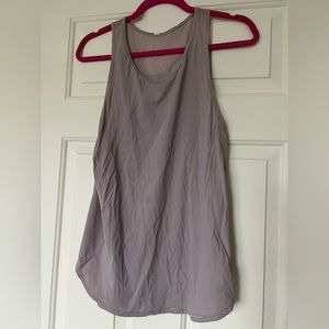 Lululemon Racerback Workout Tank Grey Purple